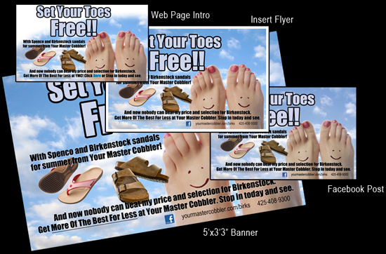 Set Your Toes Free! Variations - Prestek Design Services